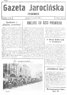 Gazeta Jarocińska 1991.09.27 Nr51(II)