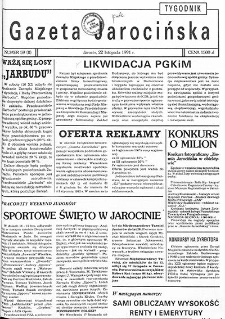 Gazeta Jarocińska 1991.11.22 Nr59(II)