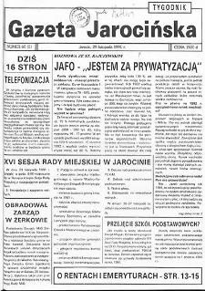 Gazeta Jarocińska 1991.11.29 Nr60(II)