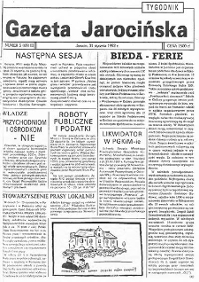 Gazeta Jarocińska 1992.01.31 Nr5(69)