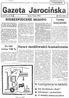 Gazeta Jarocińska 1992.02.07 Nr6(70)