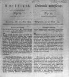 Amtsblatt der K&ouml;niglichen Preussischen Regierung zu Bromberg. 1828.05.30 No.22