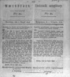Amtsblatt der K&ouml;niglichen Preussischen Regierung zu Bromberg. 1828.08.01 No.31