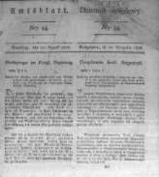 Amtsblatt der K&ouml;niglichen Preussischen Regierung zu Bromberg. 1828.08.22 No.34