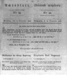 Amtsblatt der K&ouml;niglichen Preussischen Regierung zu Bromberg. 1828.09.19 No.38