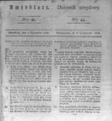 Amtsblatt der K&ouml;niglichen Preussischen Regierung zu Bromberg. 1828.11.07 No.45