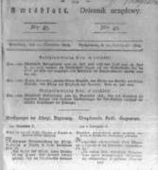 Amtsblatt der K&ouml;niglichen Preussischen Regierung zu Bromberg. 1828.11.21 No.47