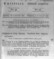 Amtsblatt der K&ouml;niglichen Preussischen Regierung zu Bromberg. 1828.11.28 No.48