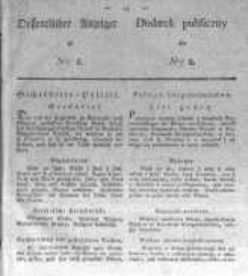 Oeffentlicher Anzeiger zum Amtsblatt No.2. der K&ouml;nigl. Preuss. Regierung zu Bromberg. 1828