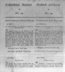 Oeffentlicher Anzeiger zum Amtsblatt No.15. der K&ouml;nigl. Preuss. Regierung zu Bromberg. 1828
