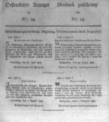 Oeffentlicher Anzeiger zum Amtsblatt No.34. der K&ouml;nigl. Preuss. Regierung zu Bromberg. 1828