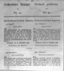 Oeffentlicher Anzeiger zum Amtsblatt No.41. der K&ouml;nigl. Preuss. Regierung zu Bromberg. 1828