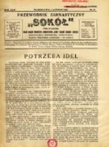 Przewodnik Gimnastyczny "Sok&oacute;ł": organ Związku Towarzystw Gimnastycznych "Sok&oacute;ł": dwutygodnik Zarządu Związku Dzielnic: Małopolskiej, Mazowieckiej, Krakowskiej, Śląskiej, Poznańskiej, Pomorskiej i we Francji 1927.02.01 R.44 Nr3