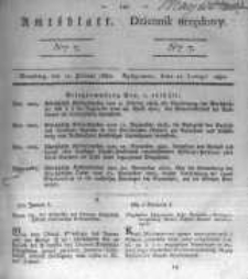 Amtsblatt der K&ouml;niglichen Preussischen Regierung zu Bromberg. 1830.02.12 No.7
