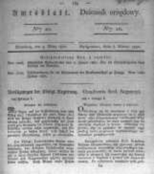 Amtsblatt der K&ouml;niglichen Preussischen Regierung zu Bromberg. 1830.03.05 No.10