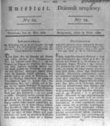 Amtsblatt der K&ouml;niglichen Preussischen Regierung zu Bromberg. 1830.05.28 No.22