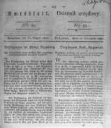 Amtsblatt der K&ouml;niglichen Preussischen Regierung zu Bromberg. 1830.08.27 No.35