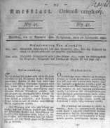 Amtsblatt der K&ouml;niglichen Preussischen Regierung zu Bromberg. 1830.11.19 No.47