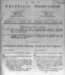 Amtsblatt der K&ouml;niglichen Preussischen Regierung zu Bromberg. 1830.12.10 No.50