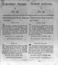 Oeffentlicher Anzeiger zum Amtsblatt No.35. der Königl. Preuss. Regierung zu Bromberg. 1828