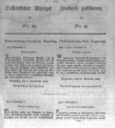 Oeffentlicher Anzeiger zum Amtsblatt No.39. der K&ouml;nigl. Preuss. Regierung zu Bromberg. 1828