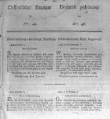 Oeffentlicher Anzeiger zum Amtsblatt No.46. der K&ouml;nigl. Preuss. Regierung zu Bromberg. 1828