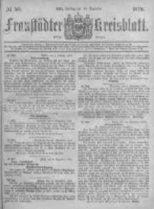 Fraustädter Kreisblatt. 1879.12.12 Nr50