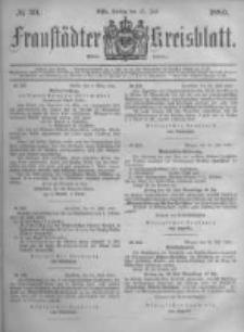 Fraust&auml;dter Kreisblatt. 1880.07.23 Nr30
