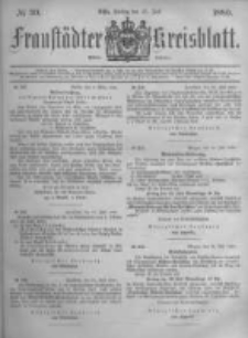 Fraustädter Kreisblatt. 1880.07.23 Nr30