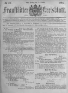 Fraust&auml;dter Kreisblatt. 1880.10.15 Nr42