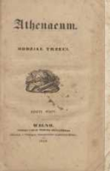 Athenaeum: pismo poświęcone historii, literaturze, sztukom, krytyce itd. 1843 Nr5
