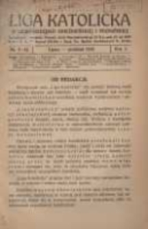 Liga Katolicka w Archidiecezji Gnieźnieńskiej i Poznańskiej 1925.07/12 R.3 Nr7/12