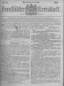 Fraustädter Kreisblatt. 1881.03.25 Nr13