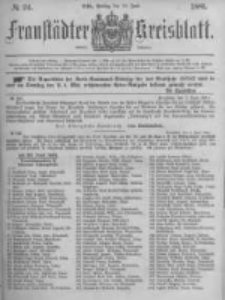 Fraustädter Kreisblatt. 1881.06.10 Nr24