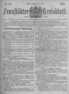 Fraust&auml;dter Kreisblatt. 1881.07.08 Nr28
