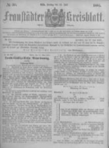 Fraust&auml;dter Kreisblatt. 1881.07.22 Nr30