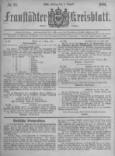 Fraust&auml;dter Kreisblatt. 1881.08.05 Nr32