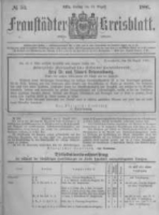 Fraustädter Kreisblatt. 1881.08.19 Nr34