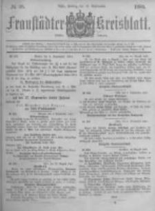 Fraustädter Kreisblatt. 1881.09.16 Nr38