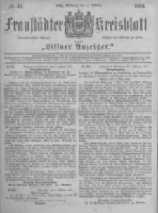 Fraust&auml;dter Kreisblatt. 1881.10.05 Nr42