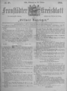 Fraustädter Kreisblatt. 1881.10.26 Nr48