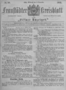 Fraust&auml;dter Kreisblatt. 1881.11.02 Nr50