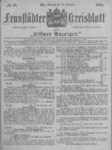 Fraustädter Kreisblatt. 1881.11.30 Nr58