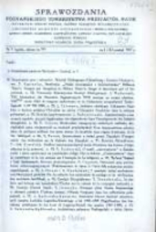 Sprawozdania Poznańskiego Towarzystwa Przyjaci&oacute;ł Nauk. 1967 R.31