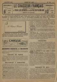 Le Chasseur Français 1923 Nr01
