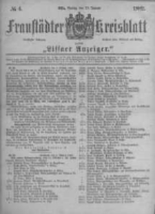 Fraust&auml;dter Kreisblatt. 1882.01.13 Nr4