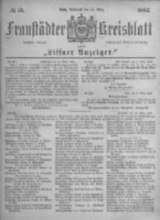 Fraustädter Kreisblatt. 1882.03.22 Nr23