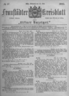 Fraust&auml;dter Kreisblatt. 1882.05.10 Nr37
