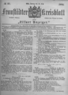 Fraust&auml;dter Kreisblatt. 1882.05.19 Nr40