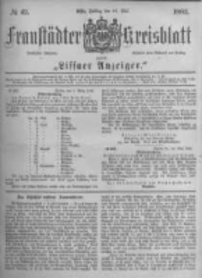 Fraust&auml;dter Kreisblatt. 1882.05.26 Nr42